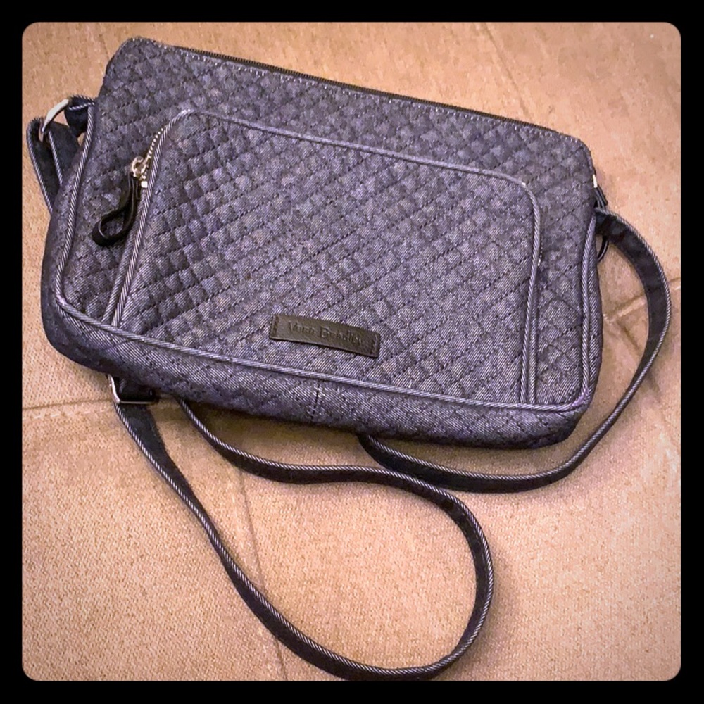 Vera Bradley Iconic Little Hipster Denim Navy